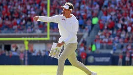 Lane Kiffin isn't known for winning big games, but he gets a shot at changing that when Ole Miss faces Georgia