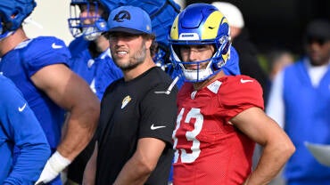 The Los Angele Rams Training Camp.