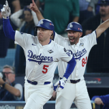 Freddie Freeman hit a walk-off home run on Monday night in World Series Game 3.
