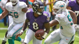 Ravens QB Lamar Jackson could break this unusual NFL record if he torches Dolphins on Thursday night