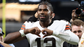 Shedeur Sanders becomes first Browns QB to win first career start since 1995