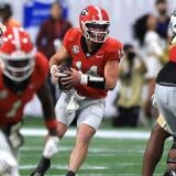 COLLEGE FOOTBALL: NOV 28 Invesco QQQ Atlanta Gridiron Classic Georgia vs Georgia Tech