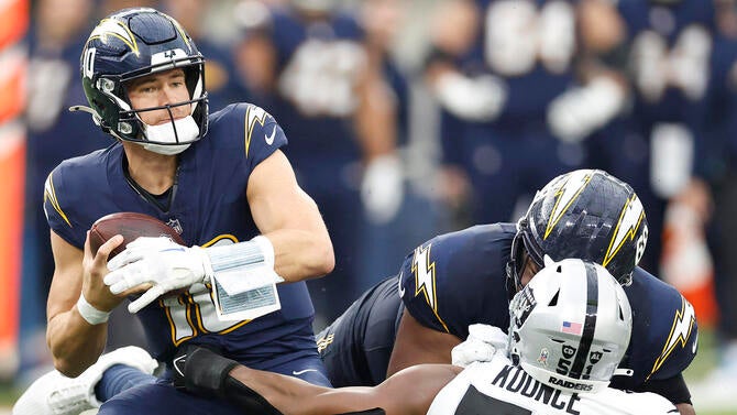 Las Vegas Raiders v Los Angeles Chargers