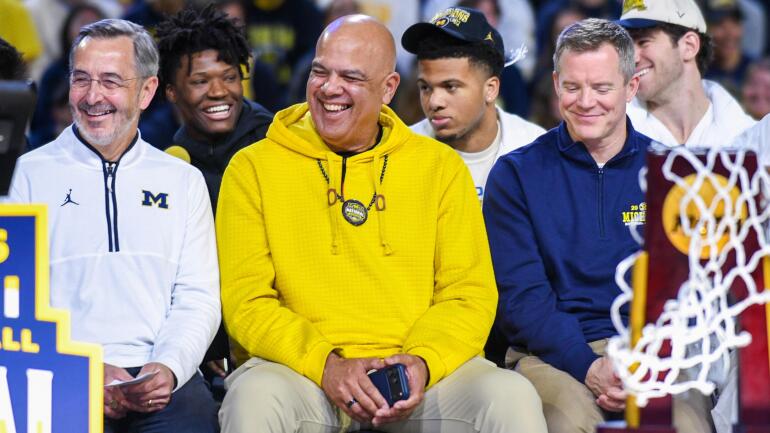 Michigan Men's Basketball Celebrates National Championship