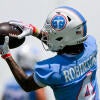 Wan'Dale Robinson Titans practice catch