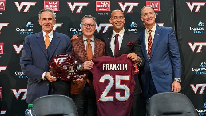 NCAA Football: Virginia Tech Press Conference-Head Coach James Franklin