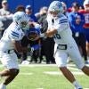 NCAA Football: Middle Tennessee at Kansas