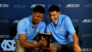 UNC's Kennedy Meeks & Justin Jackson Dubsmash "Remember the Titans"