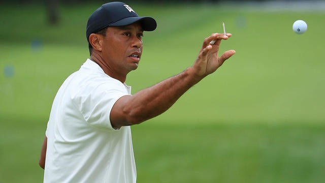 Tiger Woods underwent offseason surgery on his left knee