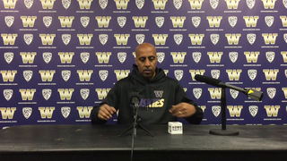 Washington Head Coach Lorenzo Romar Monday media briefing - Gonzaga