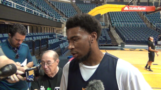 WVU forward Brandon Watkins talks injury, return to action