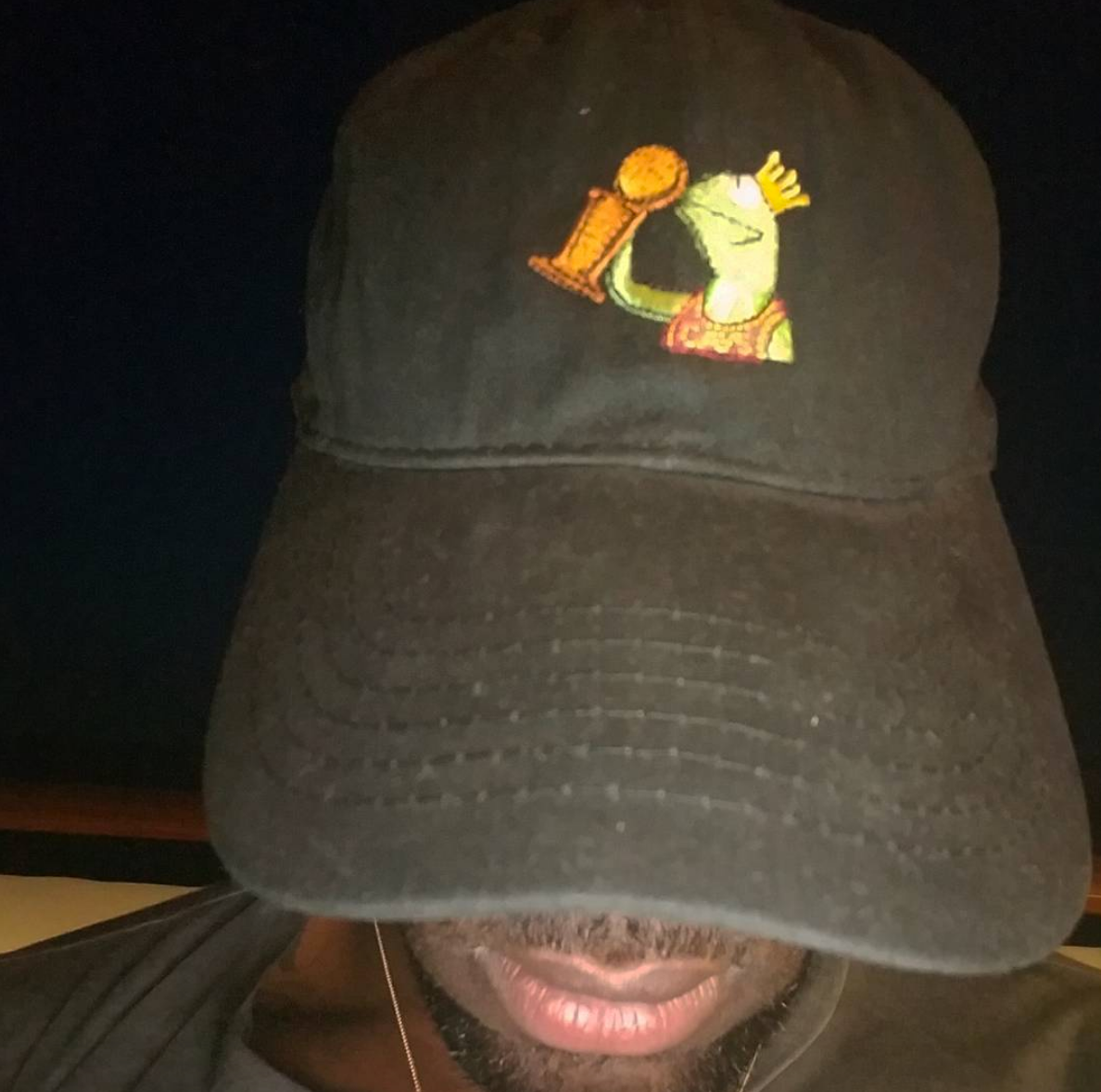 lebron james championship hat