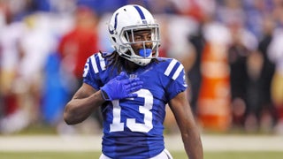 Colts' Parris Campbell gets carted off the field after suffering