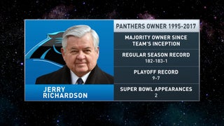 Panthers owner Jerry Richardson steps aside, effective immediately