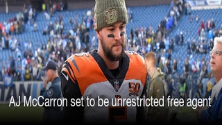 AJ McCarron gets ready to try to end Bengals' 25-year slump