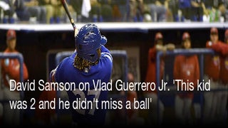Vladimir Guerrero Jr. has left knee injury