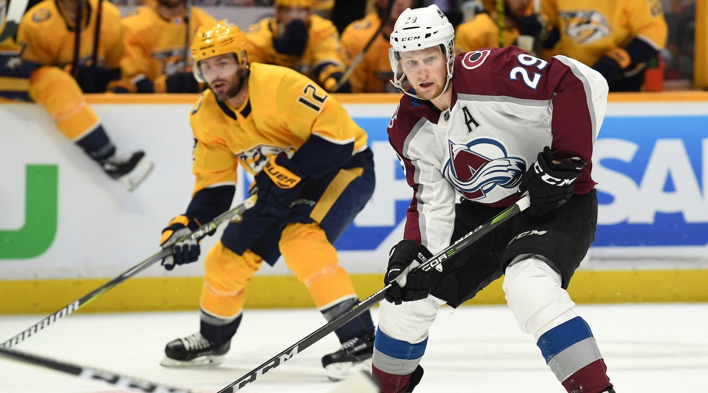 NHL: Stanley Cup Playoffs-Colorado Avalanche at Nashville Predators