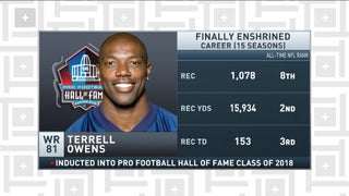 Current and former Buffalo Bills congratulate Terrell Owens on