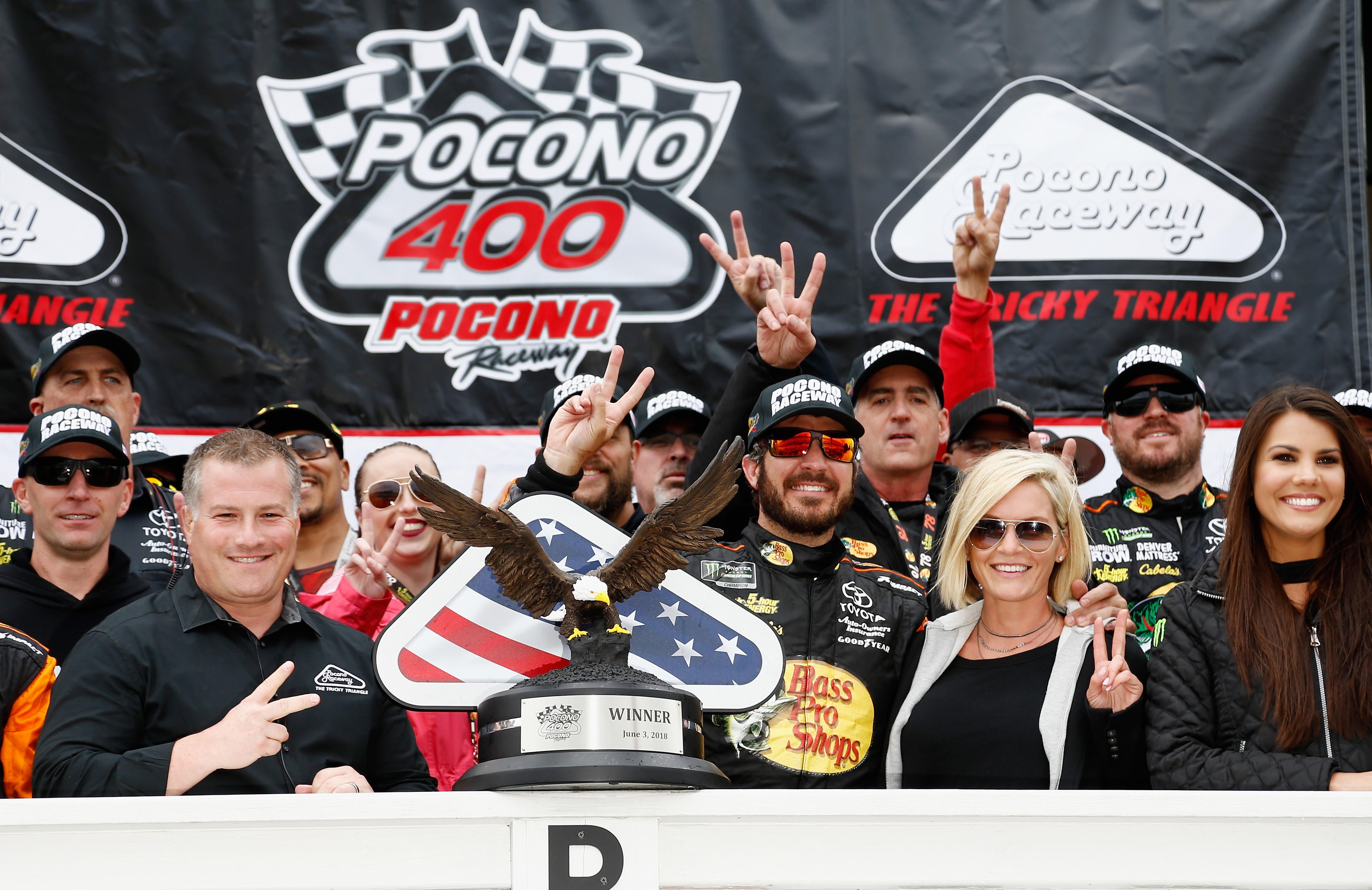 2018 Nascar Pocono 400 Results Standings Martin Truex Jr Wins Second Race Of The Season Cbssports Com