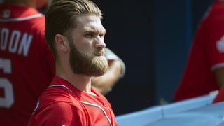 Bryce Harper reminds Yankees prospect he can't have glorious hair