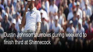 Dustin Johnson's collapse likely will not stick with him