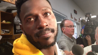 Steelers' Antonio Brown loses cool on sideline during Chiefs game