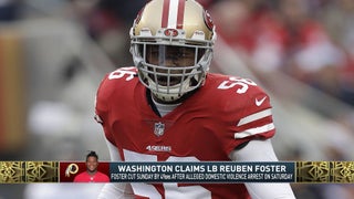 49ers release Reuben Foster after arrest on domestic violence charge