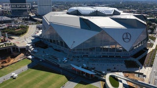 Mercedes-Benz Stadium, section 320, home of Atlanta Falcons