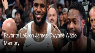 Dwyane Wade tells the story behind his iconic photo with LeBron