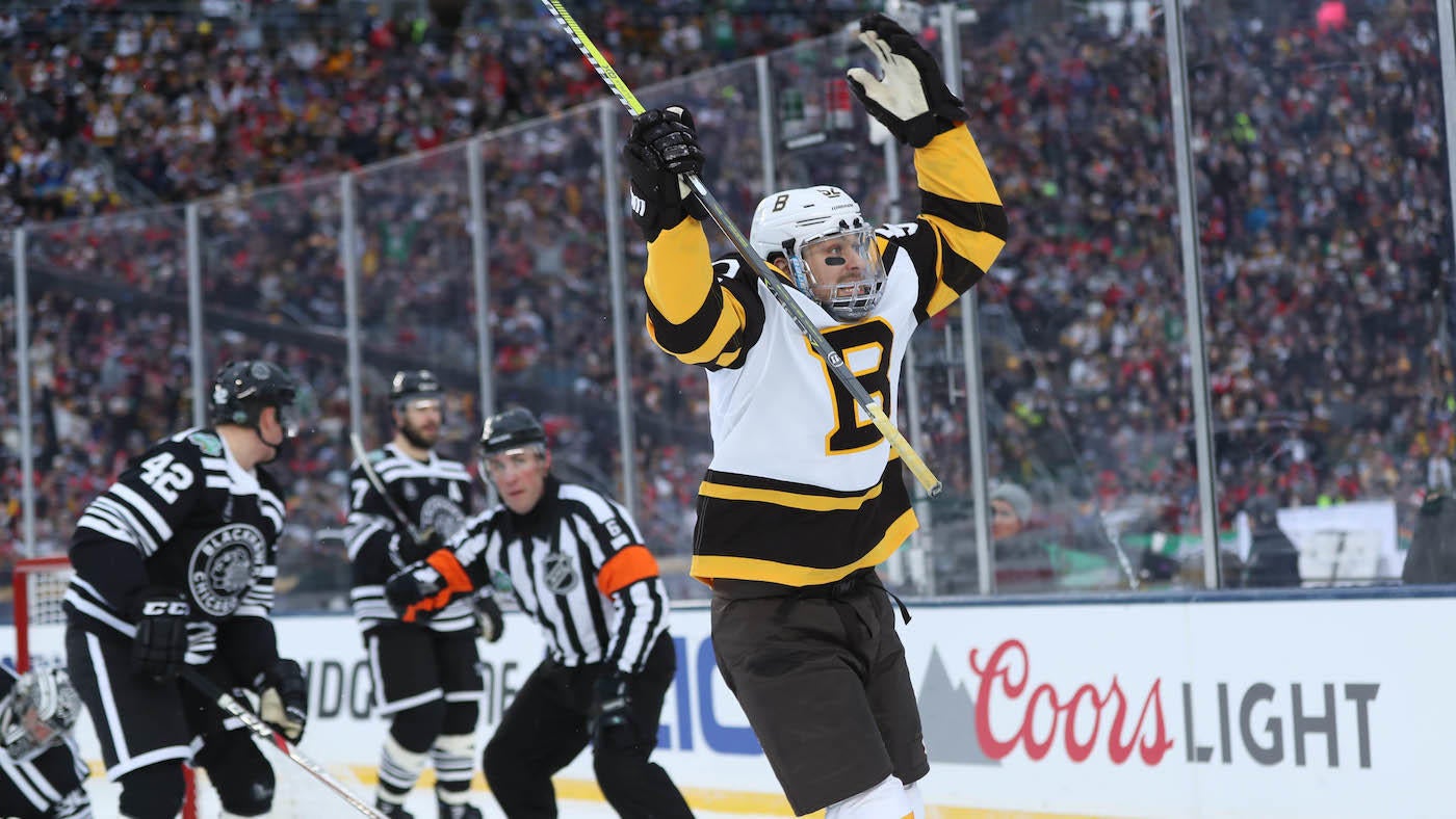 Valley News - Winter Wonderland: Bruins Top Blackhawks in Winter Classic