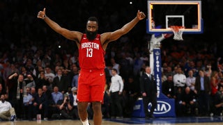 In a 'really, really good place,' James Harden gives back to the middle  school he attended