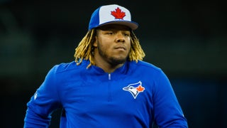 Wearing his dad's No. 27, Vladimir Guerrero Jr. received a hero's welcome  at Olympic Stadium