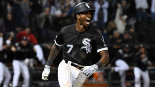 Tim Anderson spikes bat in celebration after walk-off homer saves