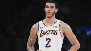 Lonzo Ball reacts to being traded from Lakers to Pelicans