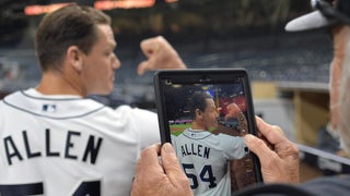 Wrestler John Cena pays off $1 bet to Padres pitching prospect