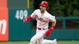 Rhys Hoskins' game-tying home run was reversed to a ground-rule double