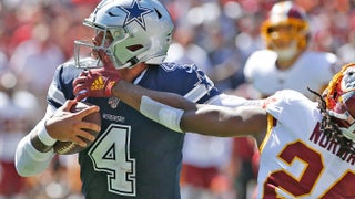 Arlington, Texas, USA. 22nd Nov, 2018. Washington Redskins cornerback Josh  Norman (24) prior to the NFL football game between the Washington Redskins  and the Dallas Cowboys at AT&T Stadium in Arlington, Texas.