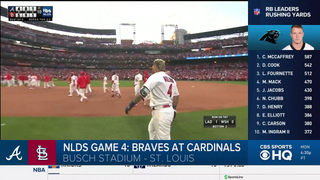 Cardinals' Yadier Molina tosses bat to freakin' Saturn, slashes throat  after forcing NLDS Game 5 vs. Braves