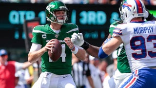 NY Jets' Sam Darnold suits up for practice, will he be ready for Pats?