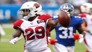 Arizona Cardinals running back D.J. Foster injured