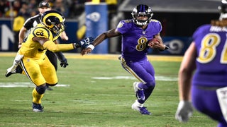 Ravens Offensive Linemen Go Bowling for Touchdown Celebration