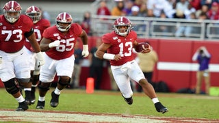 Tua Tagovailoa, Alabama breeze by Arkansas, 65-31, NFL Draft