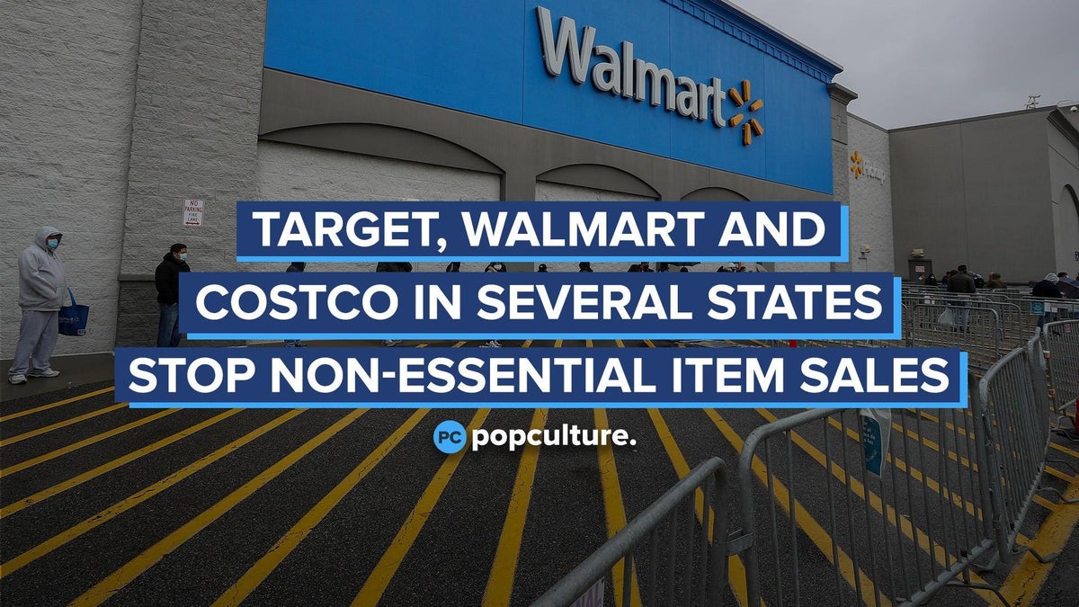 Target, Walmart and Costco in Several States Stop NonEssential Item Sales
