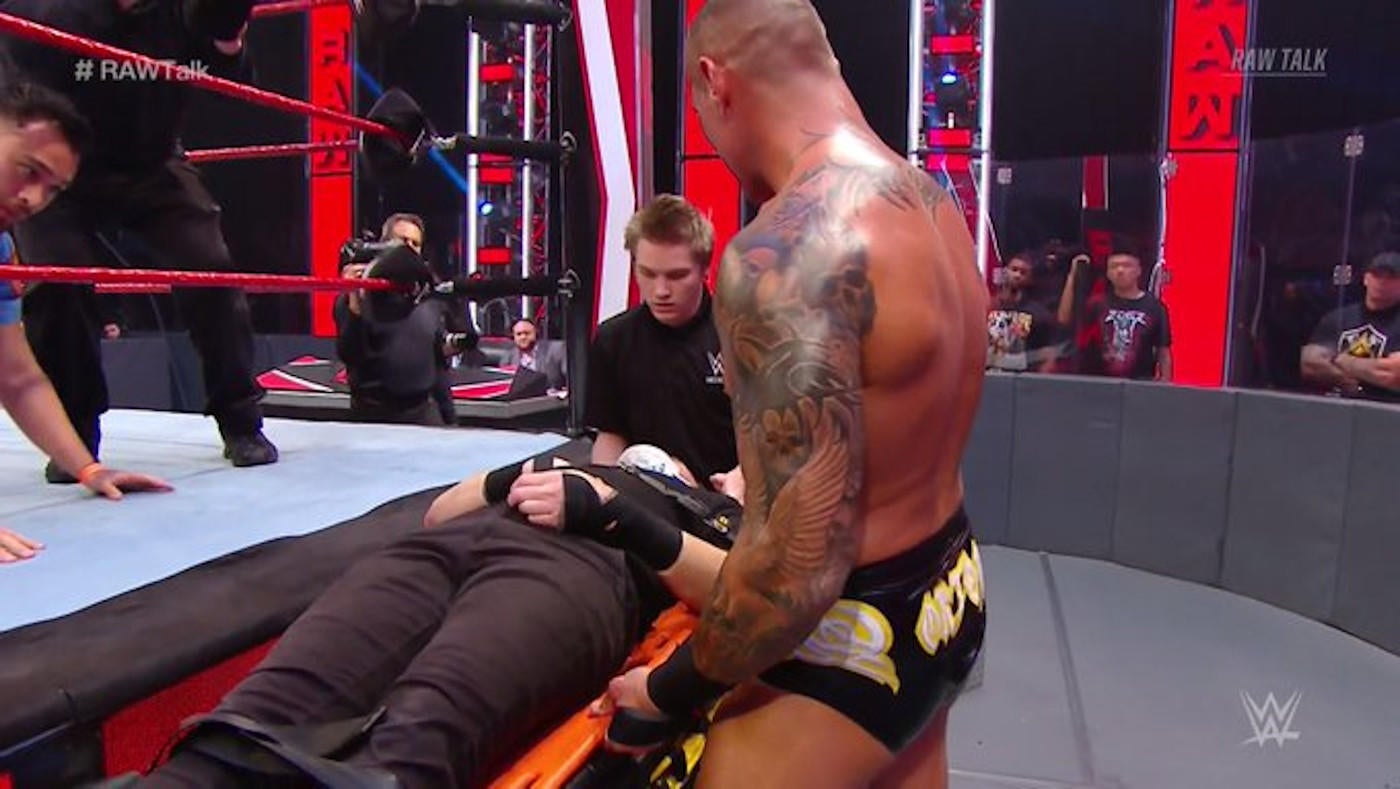 Wwe Raw Results Recap Grades Christian S In Ring Return Punted
