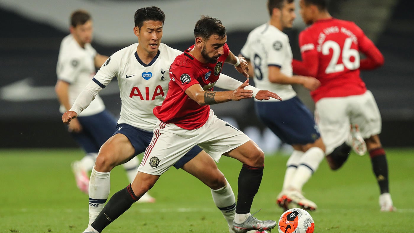 Tottenham-Manchester United score: Bruno Fernandes penalty kick earns Red  Devils a point at Spurs - CBSSports.com