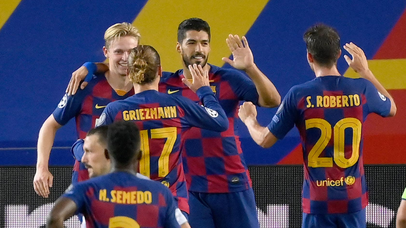 Barcelona Vs Napoli Score Messi Dazzles As Barca Advance To Champions League Quarterfinals Cbssports Com