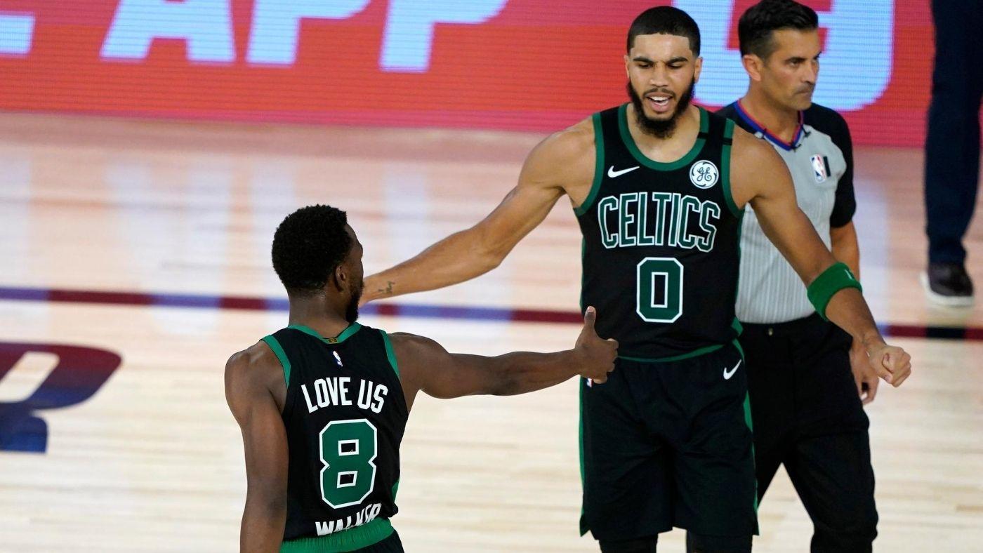 Celtics Vs 76ers Score Takeaways Jayson Tatum And Jaylen Brown Lead Boston To Victory In Game 1 Cbssports Com
