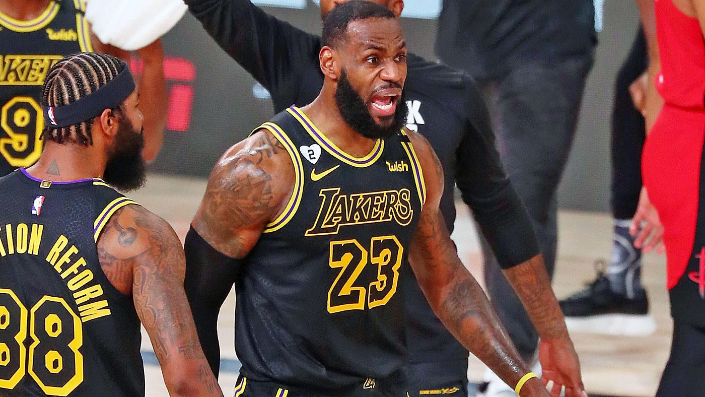 Lakers vs. Rockets score, takeaways: LeBron James and Anthony Davis combine for 62 points as L.A. evens series - CBSSports.com