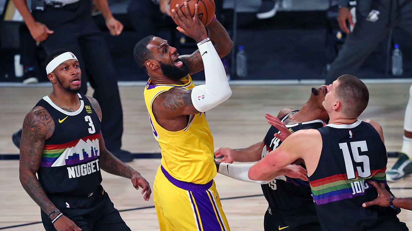 Lakers Vs Nuggets Score Takeaways Lebron Takes On Murray Late As L A Dominates The Glass To Take 3 1 Lead Cbssports Com
