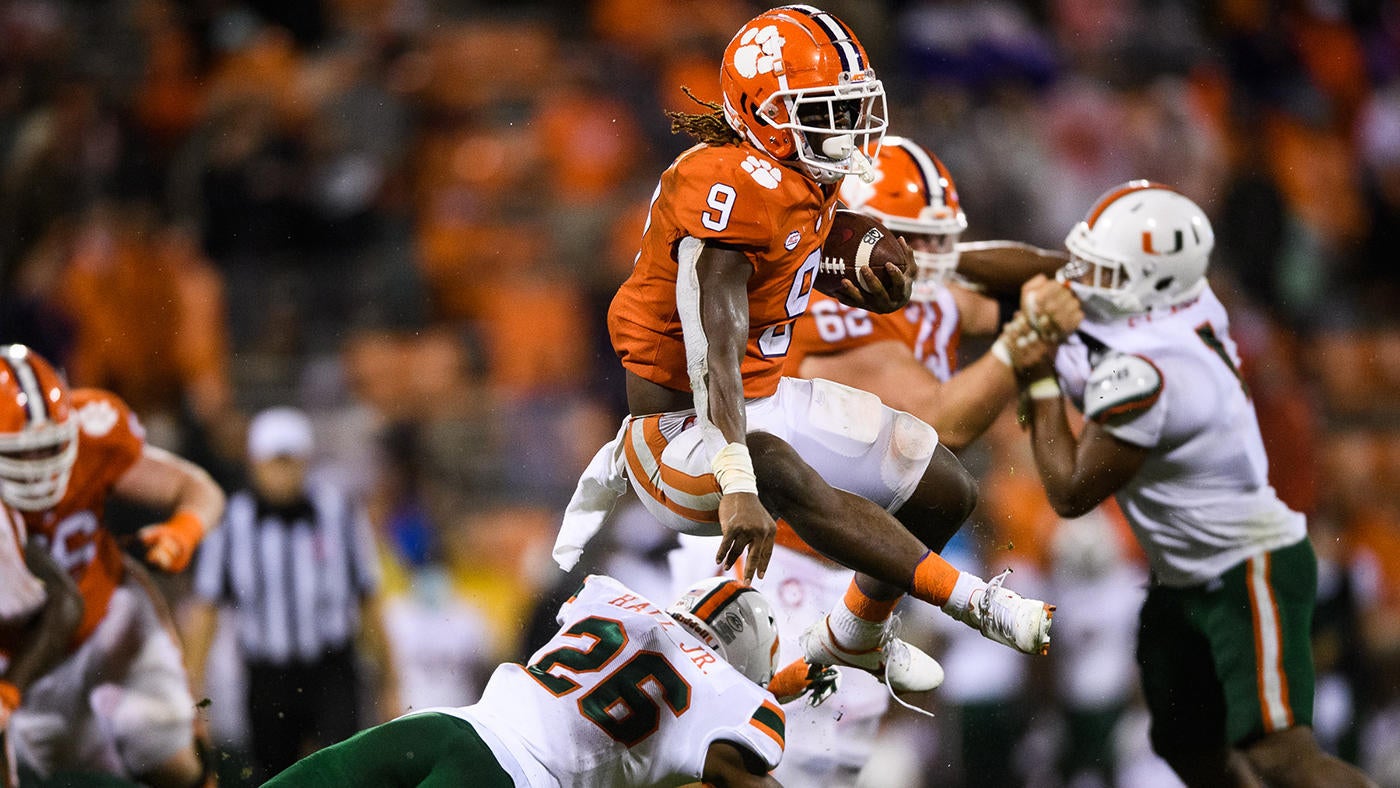 score to the clemson football game